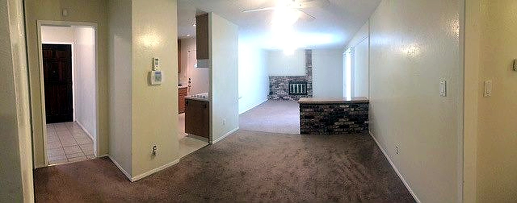 Open interior living area shown in Zillow’s public property record